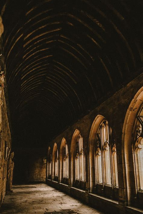 HD wallpaper: corridor, indoors, crypt, architecture, building, quidditch | Wallpaper Flare