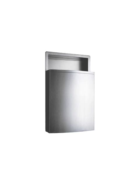 B-43644 Bobrick Recessed Waste Receptacle - Handle Design