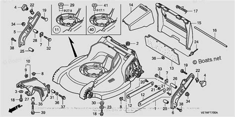 Honda Lawn Mowers HRB216 HXA VIN# MAAA-1000001 OEM Parts Diagram for ...