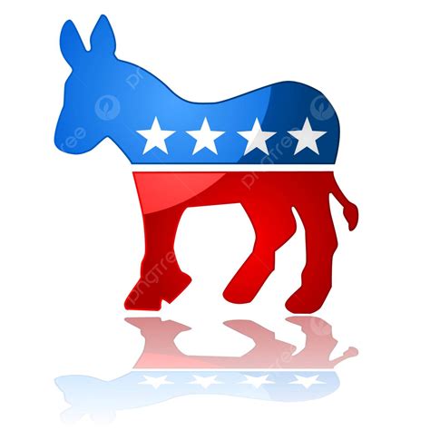 Democrat Party Icon Illustration Vector Usa Vector, Illustration ...