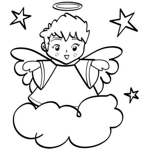 Printable Angel Coloring Pages - Coloring Home