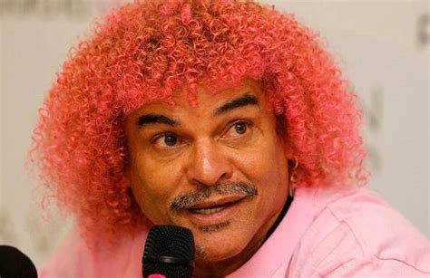 Carlos 'El Pibe' Valderrama, Colombian Soccer Legend, Dyes Hair Pink For Breast Cancer Awareness ...