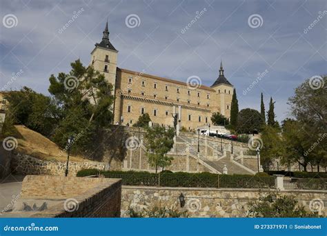 The Alcazar of Toledo Located in the Highest Part of Toledo Editorial Photo - Image of tourism ...