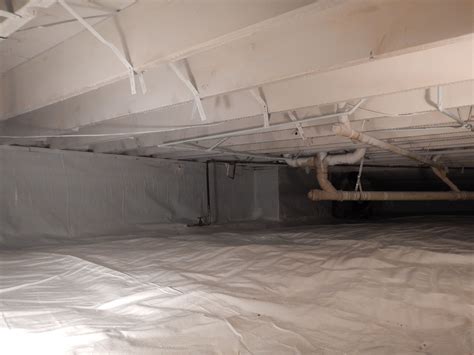 After a crawlspace vapor barrier installation www.indianacrawlspacerepair.com | Crawlspace ...