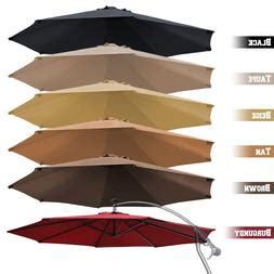 10' Cantilever Patio Offset Umbrella Replacement Canopy Parasol