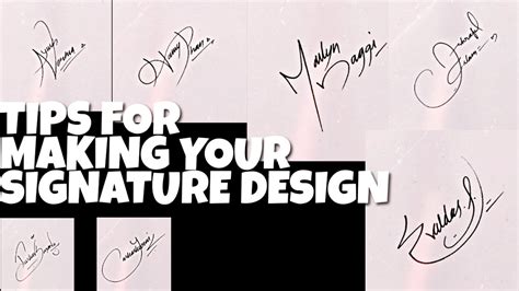 Tips for making Attractive Signature Design || SIGNATURES MASH TEAM ...