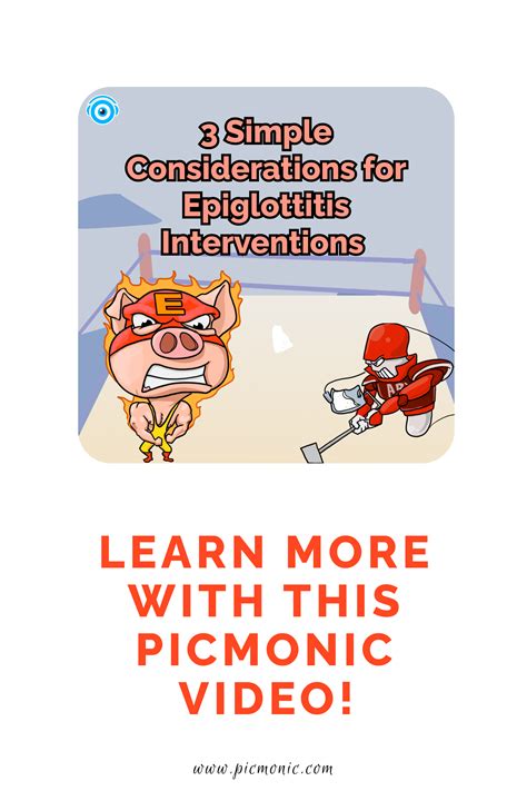 Watch this YouTube video to learn about three simple considerations for epiglottis interventions ...