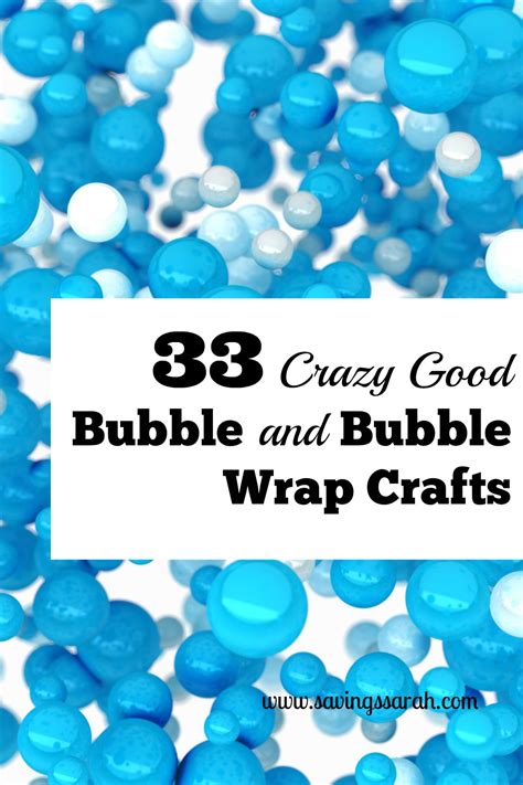 33 Crazy Good Bubble and Bubble Wrap Crafts - Earning and Saving with Sarah