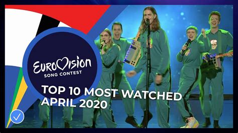 TOP 10: Most watched in April 2020 - Eurovision Song Contest - YouTube