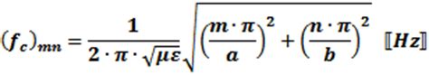 Rectangular & Circular Waveguide: Equations & Fields Formulas ...