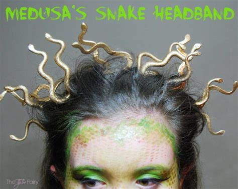 DIY Halloween: Medusa Snake Headband Tutorial | The TipToe Fairy