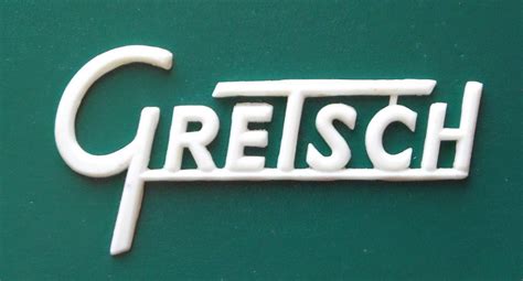 Gretsch Black Amp Logo - Guitar and Amp Parts