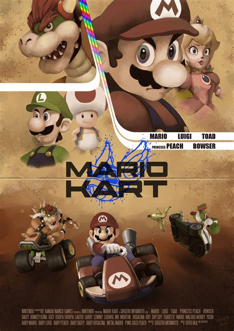 Mario Kart movie poster by StudioKagato on DeviantArt