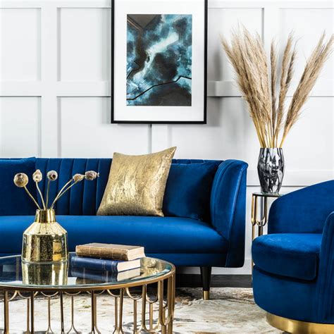 Decorating Around A Navy Blue Sofa 10 Unique Ideas