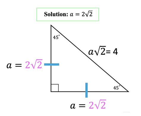 Geometry: 45º 45º 90º Special Triangles - MathSux^2