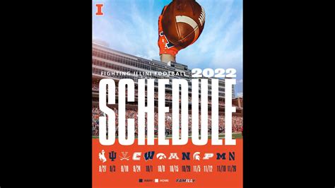 Fighting Illini Football Schedule 2022! - YouTube