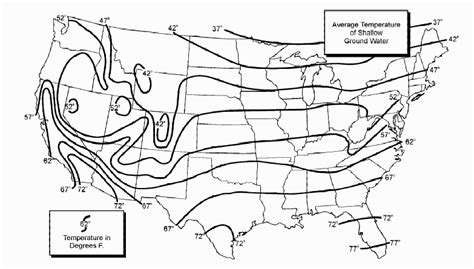 Average Shallow GroundWater Temperatures | Ecosystems Research | US EPA