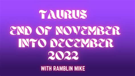 ♉️"Taurus Tarot"♉️ November 2022 “Only You, Can Prvent Forest Fires!” (Timeless) - YouTube