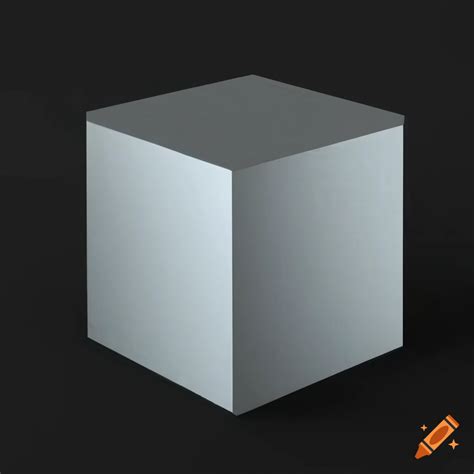 Simple cube illustration on Craiyon