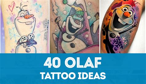 [UPDATED] 40 Olaf Tattoos Better than a Warm Hug