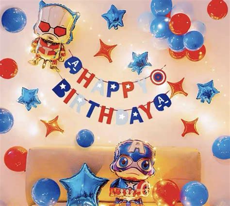 [READY STOCK] Marvel theme birthday party/ Happy birthday party ...