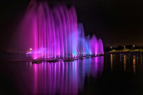 Water Fountain At Night · Free Stock Photo