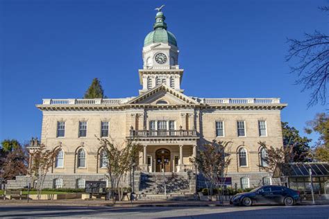 The Exterior of City Hall in Athens, Georgia, with Its Iconic Wooden ...