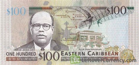 100 Eastern Caribbean dollars banknote - Exchange yours for cash today