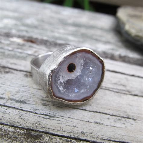 Geode Ring - Etsy