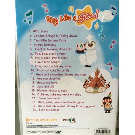 Kids Songs DVD, Sing Along Karaoke 2, Babies & Kids on Carousell