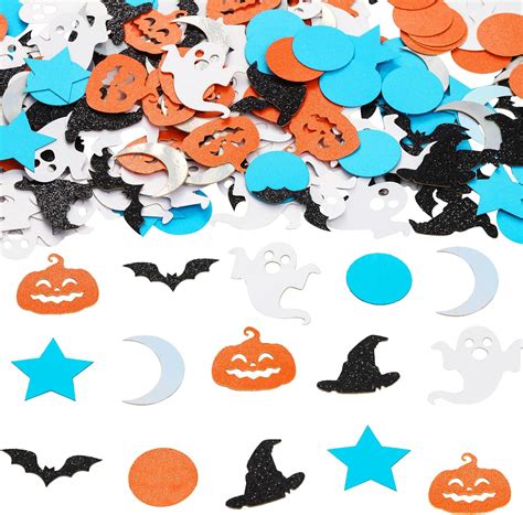 Amazon.com: 200PCS Halloween Confetti for Tables, Halloween Baby Shower ...