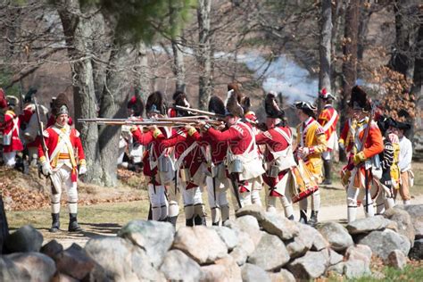 Historical Reenactment Events in Lexington, MA, USA Editorial Photo ...