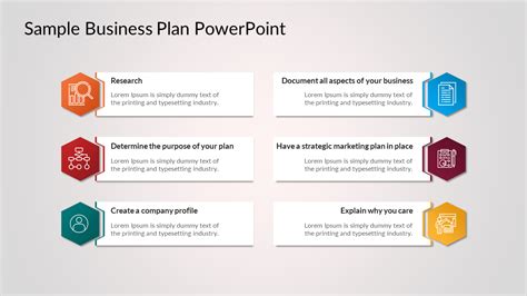 Sample Business Plan PowerPoint Template Presentation