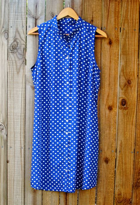 everyday notions: dotty alder shirtdress