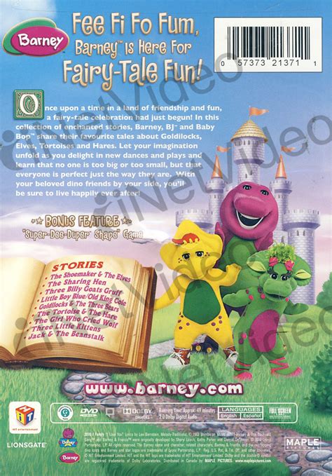 Barney - Best Fairy Tales on DVD Movie