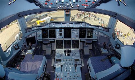 Airbus A380 Cockpit View at Night and Day | Aircraft Wallpaper Galleries