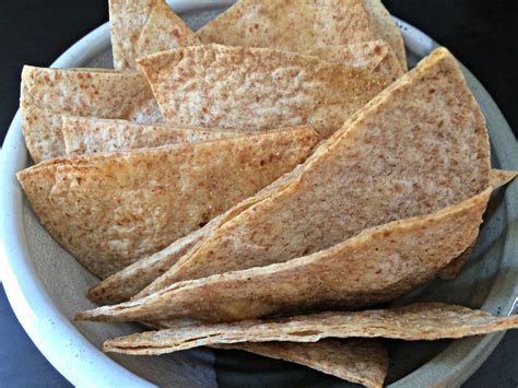 Homemade Whole Wheat Tortilla Chips