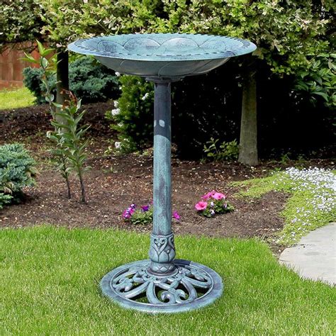 Garden Pedestal Bird Bath | Bird bath garden, Bird bath, Diy bird bath