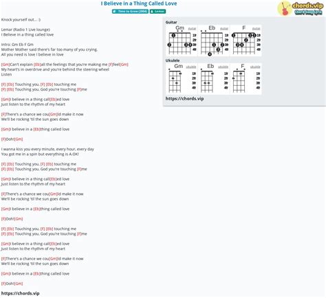 Chord: I Believe in a Thing Called Love - tab, song lyric, sheet, guitar, ukulele | chords.vip