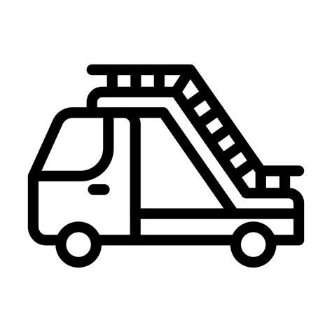 Ladder Truck Icon Design 10747844 Vector Art at Vecteezy