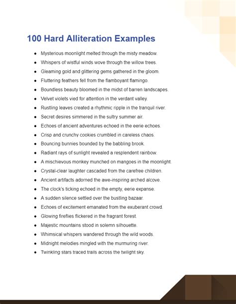 Hard Alliteration - 100+ Examples, How to Write, Tips