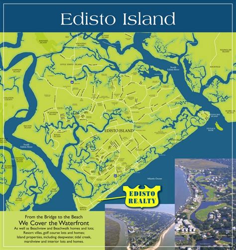 Edisto Island Tourist Map - Ontheworldmap.com