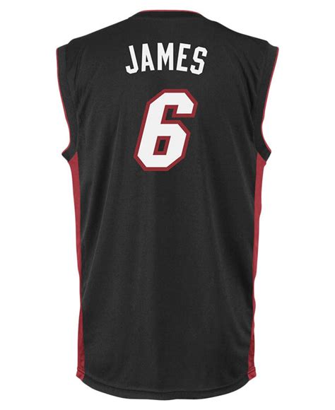 Adidas Men'S Miami Heat Lebron James Jersey in Black for Men | Lyst