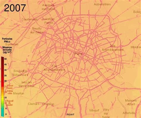 Présentation 63+ imagen carte pollution paris - fr.thptnganamst.edu.vn