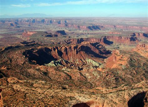 Upheaval Dome, UT. Colorado Plateau Impact Structure, about 3-mi across ...