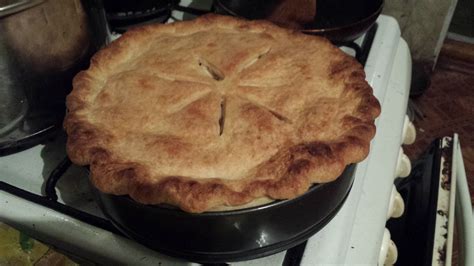 The biggest apple pie I have ever made : food