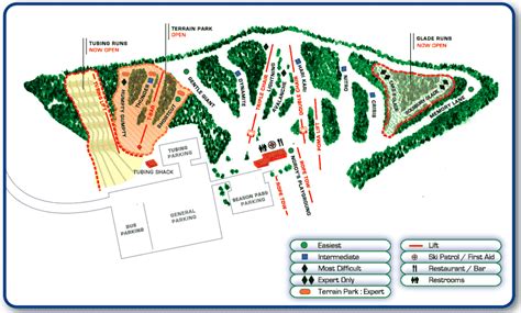 Nordic Mountain Ski Trail Map - W5806 County Rd W Wild Rose WIlrm • mappery