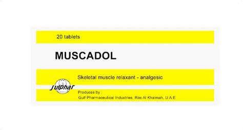 Muscadol Tablets: Uses and Side Effects