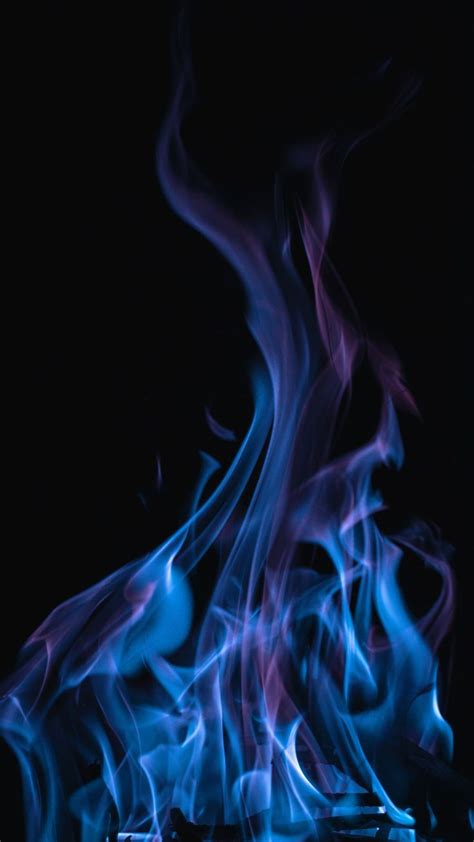 blue and purple flame | Blue aesthetic dark, Black and blue wallpaper, Dark blue wallpaper