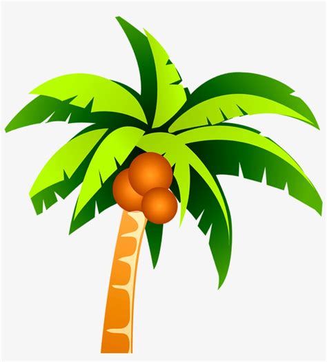 Vector Clipart Coconut Tree - Coconut Tree Vector Png Transparent PNG - 2946x3119 - Free ...